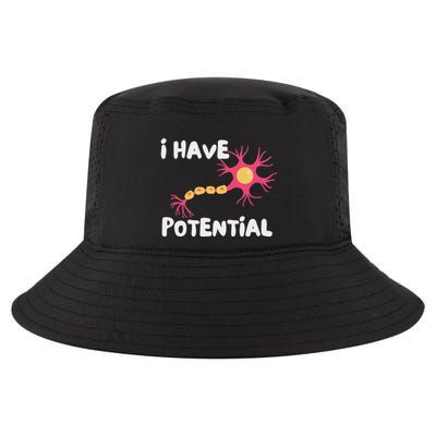 I Have Potential Brain Cell Funny Science Nerd Neuron Cool Comfort Performance Bucket Hat