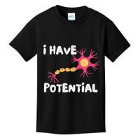 I Have Potential Brain Cell Funny Science Nerd Neuron Kids T-Shirt