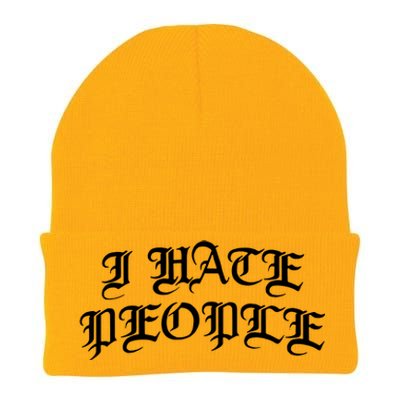 I Hate People Knit Cap Winter Beanie