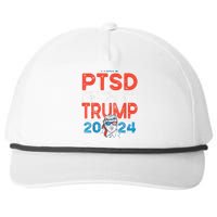 I Have Ptsd Pretty Tired Of Stupid Democrats Trump 2024 Snapback Five-Panel Rope Hat