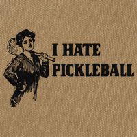 I Hate Pickleball Cotton Canvas Backpack