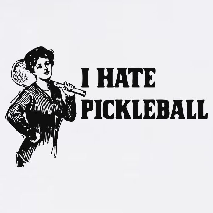 I Hate Pickleball Apron