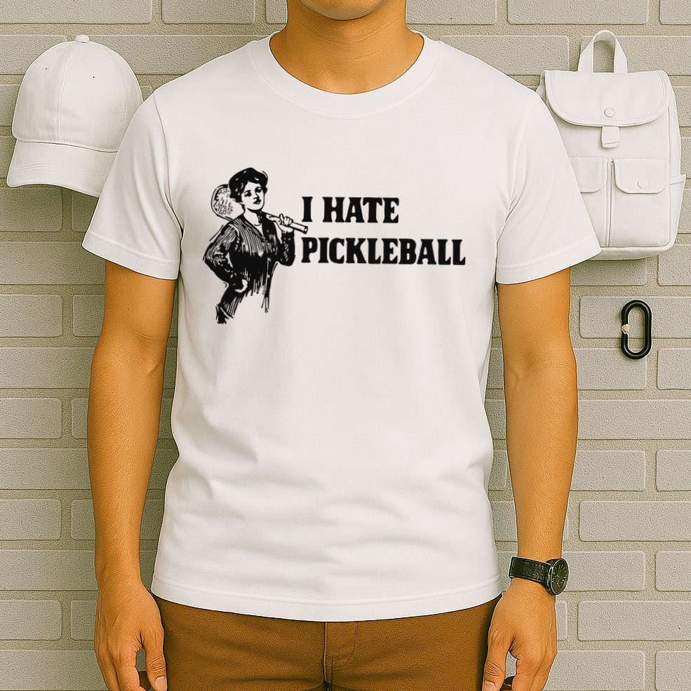 I Hate Pickleball T-Shirt