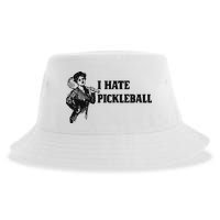 I Hate Pickleball Sustainable Bucket Hat