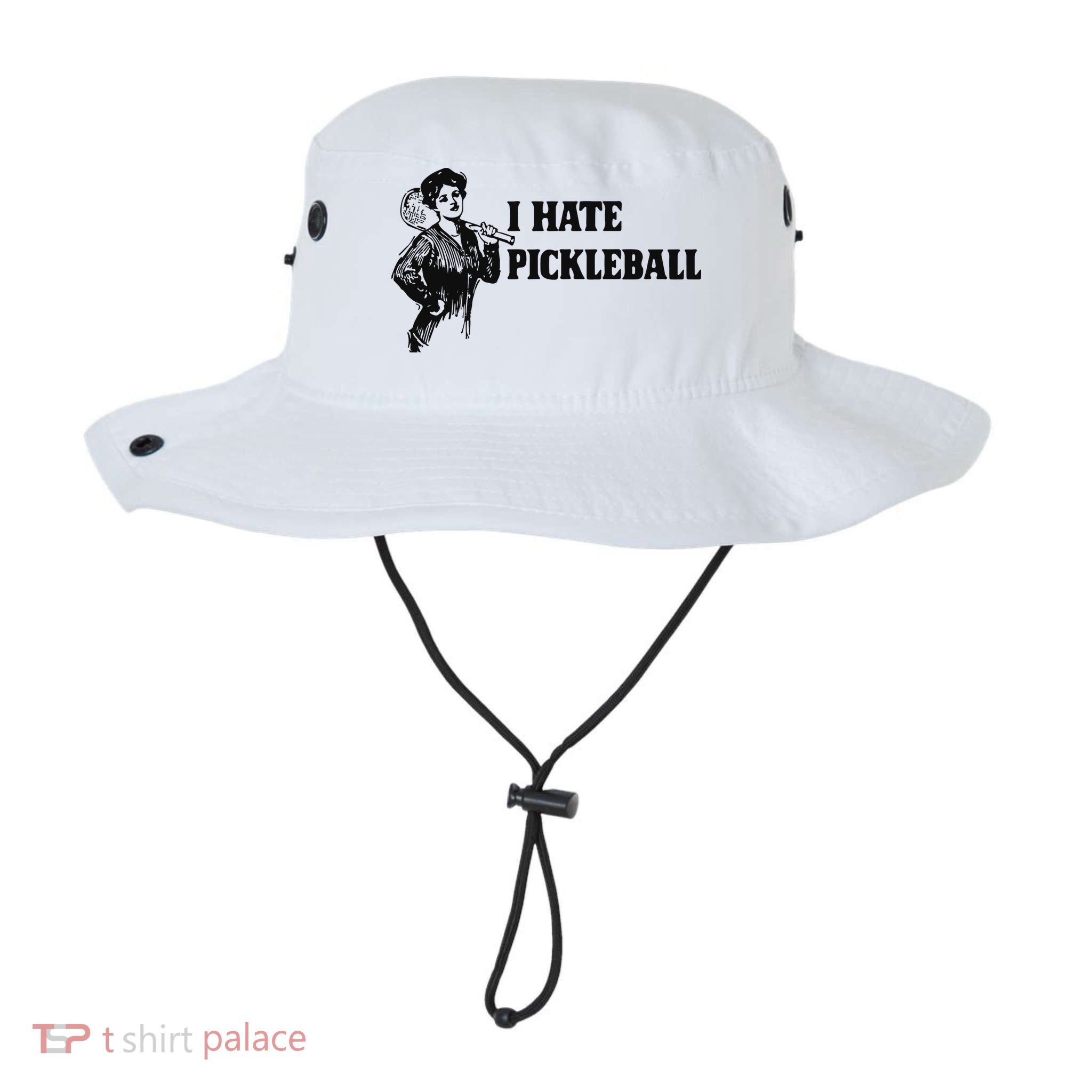 I Hate Pickleball Bucket Hat