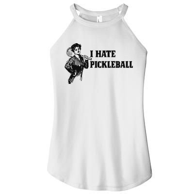 I Hate Pickleball Women's Perfect Tri Rocker Tank