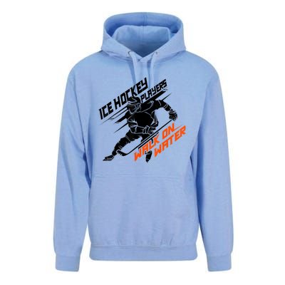 Ice Hockey Players Walk On Water Superpower Unisex Surf Hoodie