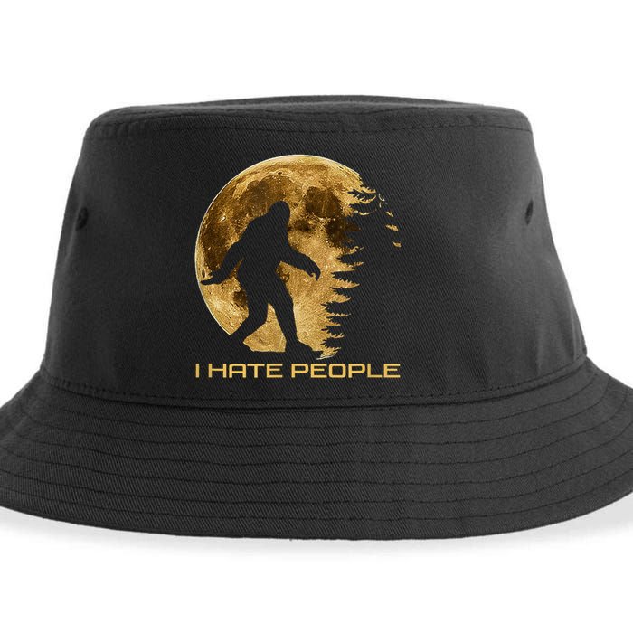 I Hate People Bigfoot Sustainable Bucket Hat