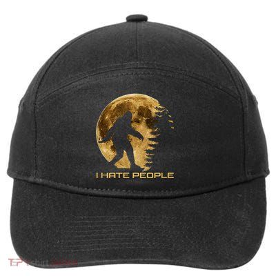 I Hate People Bigfoot 7-Panel Snapback Hat