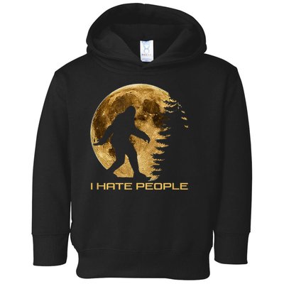 I Hate People Bigfoot Toddler Hoodie