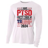 I Have Ptsd Pretty Tired Of Stupid Democrats Trump 2024 Cooling Performance Long Sleeve Crew