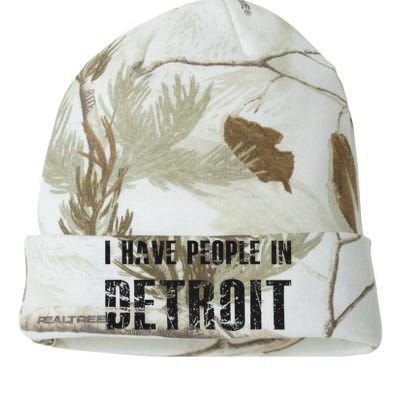 I Have People In Detroit City Michigan State Kati Licensed 12" Camo Beanie