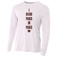 I Heard Paris In Paris Love Cooling Performance Long Sleeve Crew