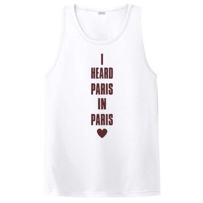 I Heard Paris In Paris Love PosiCharge Competitor Tank