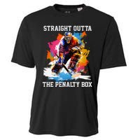 Ice Hockey Player Gift Straight Outta The Penalty Box Cooling Performance Crew T-Shirt