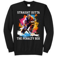 Ice Hockey Player Gift Straight Outta The Penalty Box Sweatshirt