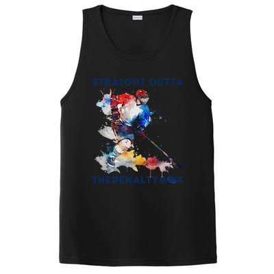 Ice Hockey Player Gift Straight Outta The Penalty Box PosiCharge Competitor Tank