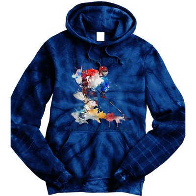 Ice Hockey Player Gift Straight Outta The Penalty Box Tie Dye Hoodie