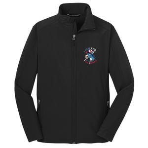 I Have Ptsd Pretty Tired Of Stupid Democrats Funny Political Gift Core Soft Shell Jacket