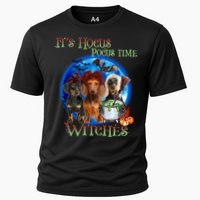 It's Hocus Pocus Time Witches Dachshund Halloween Design Cooling Performance Crew T-Shirt
