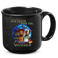 It's Hocus Pocus Time Witches Dachshund Halloween Design 15oz Campfire Ceramic Mug
