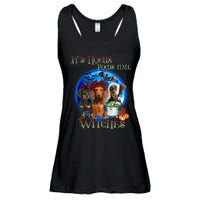 It's Hocus Pocus Time Witches Dachshund Halloween Design Ladies Essential Flowy Tank