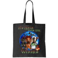 It's Hocus Pocus Time Witches Dachshund Halloween Design Tote Bag