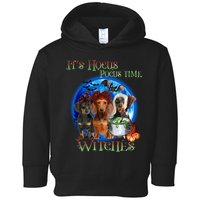 It's Hocus Pocus Time Witches Dachshund Halloween Design Toddler Hoodie