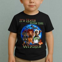 It's Hocus Pocus Time Witches Dachshund Halloween Design Toddler T-Shirt