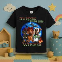It's Hocus Pocus Time Witches Dachshund Halloween Design Toddler T-Shirt