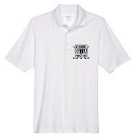 Ice Hockey Player Gift Straight Outta The Penalty Box Men's Origin Performance Pique Polo