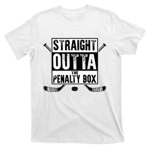 Ice Hockey Player Gift Straight Outta The Penalty Box T-Shirt