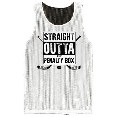 Ice Hockey Player Gift Straight Outta The Penalty Box Mesh Reversible Basketball Jersey Tank