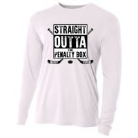 Ice Hockey Player Gift Straight Outta The Penalty Box Cooling Performance Long Sleeve Crew