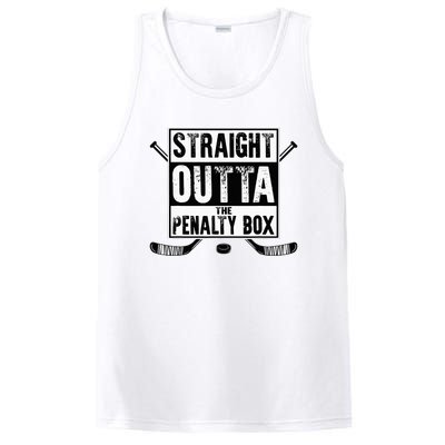 Ice Hockey Player Gift Straight Outta The Penalty Box PosiCharge Competitor Tank