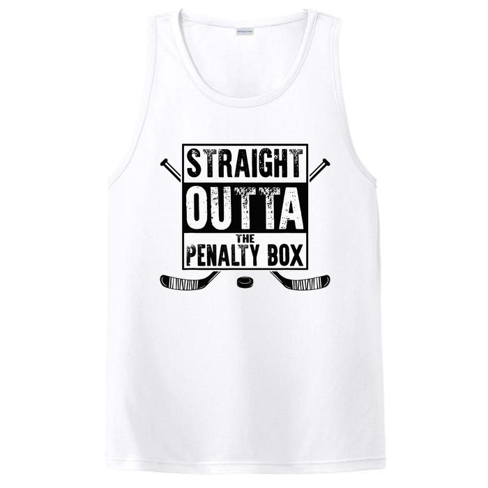 Ice Hockey Player Gift Straight Outta The Penalty Box PosiCharge Competitor Tank