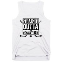 Ice Hockey Player Gift Straight Outta The Penalty Box Tank Top