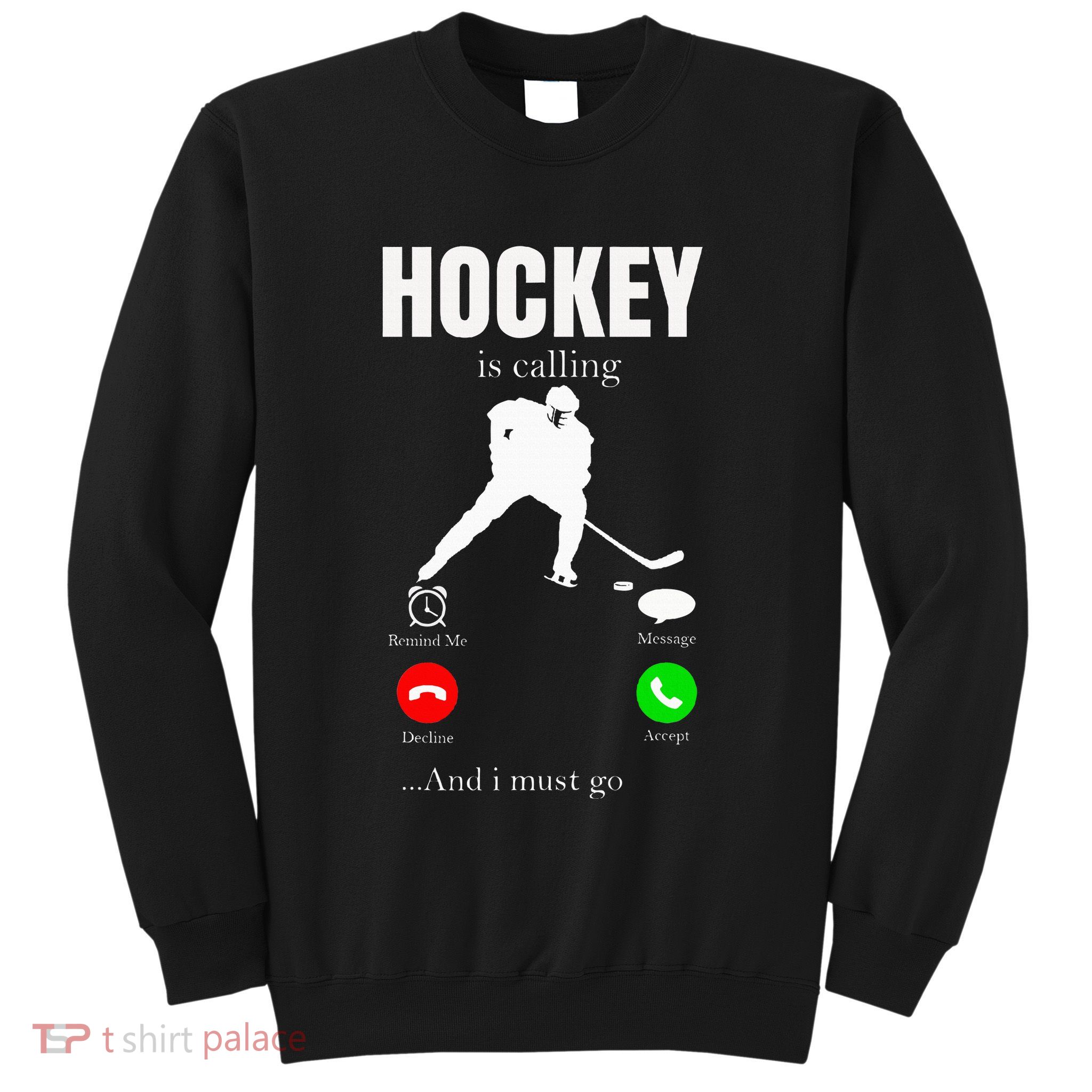 Ice Hockey Puck Hockeyplayer Player Sweatshirt