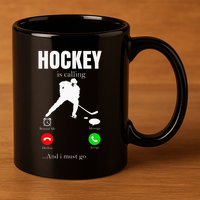 Ice Hockey Puck Hockeyplayer Player 11oz C Handle Ceramic Mug