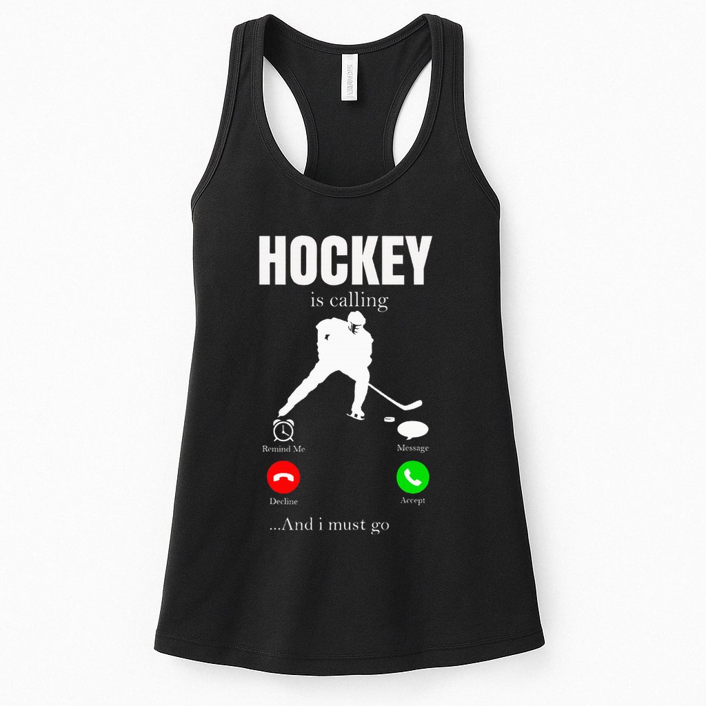 Ice Hockey Puck Hockeyplayer Player Womens Tank Top