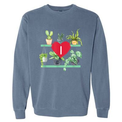 I Heart Plants Garment-Dyed Sweatshirt