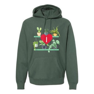 I Heart Plants Premium Hoodie