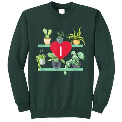 I Heart Plants Tall Sweatshirt