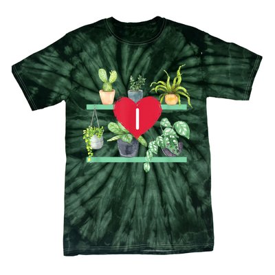 I Heart Plants Tie-Dye T-Shirt