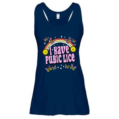 I Have Pubic Lice Funny Retro Offensive Inappropriate Meme Ladies Essential Flowy Tank