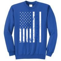 Ice Hockey Proud Usa Flag Vintage Ice Hockey Gift Sweatshirt