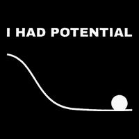 I Had Potential Funny Physics Science Button