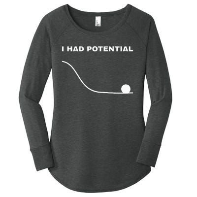 I Had Potential Funny Physics Science Women's Perfect Tri Tunic Long Sleeve Shirt