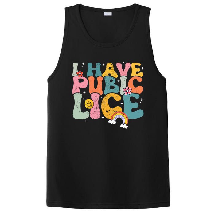 I Have Pubic Lice Groovy  PosiCharge Competitor Tank