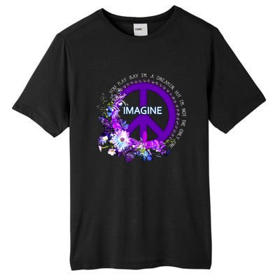 Imagine Hippie People Living Life In Peace Love Gift Tall Fusion ChromaSoft Performance T-Shirt